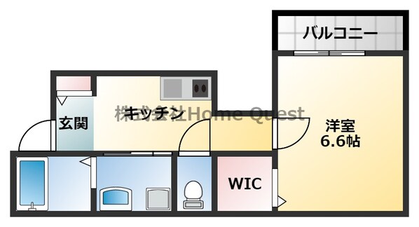 LUCITA久宝寺の物件間取画像